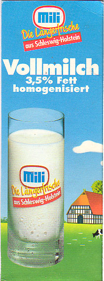 Deutschland: Mili - Vollmilch, die Lngerfrische aus Schleswig-Holstein