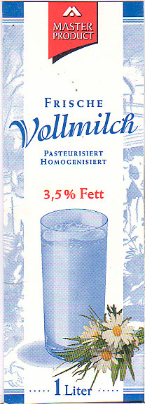 Deutschland: Master Product - Frische Vollmilch