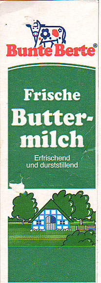 Deutschland: Bunte Berte - Frische Buttermilch, erfrischend und durststillend