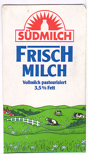 Deutschland: Sdmilch - Frischmilch, Vollmilch pasteurisiert