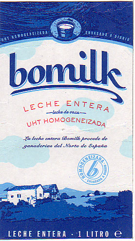 Spanien: Bomilk - Leche Entera UHT homogeneizada