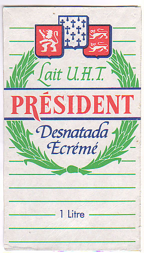 Frankreich: President - Lait UHT Desnatada Ecreme