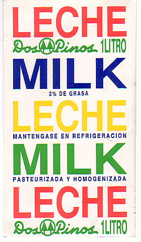 Spanien: Dos Pinos - Leche , pasteurizada y homogenizada