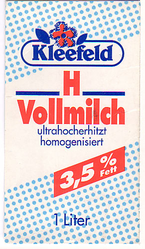 Deutschland: Kleefeld - H Vollmilch